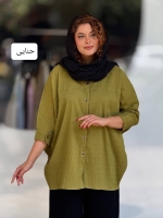 مانتو خفاشی ایوا جلودکمه