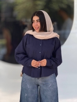 کت بغل کیمونو لینن رنگی