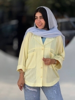 شومیز زیگزاگی کیمونو 2جیب