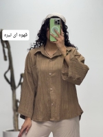 شومیز آستین دکمه کراش