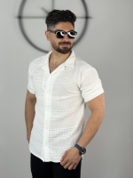 پیراهن مراکشی پارچه وارداتی سفید کد 70