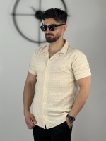 پیراهن مراکشی پارچه وارداتی کرم روشن کد 70