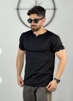 تیشرت کوبایی مشکی کد 90