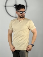 تیشرت کوبایی کرم کد 90