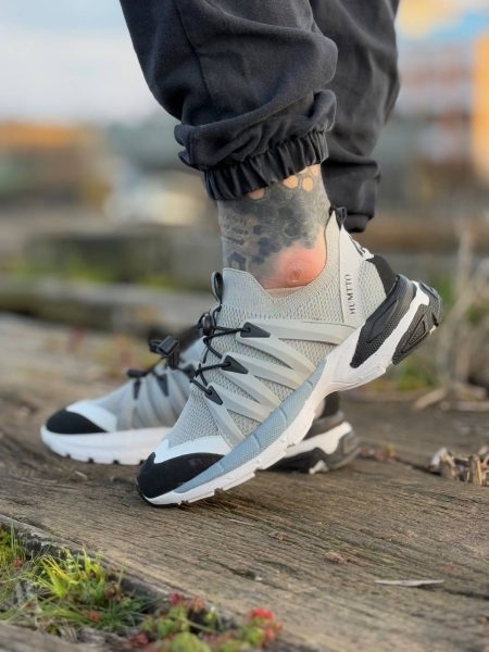 کتونی حراجی اسپرت HUMMTO طوسی مشکی