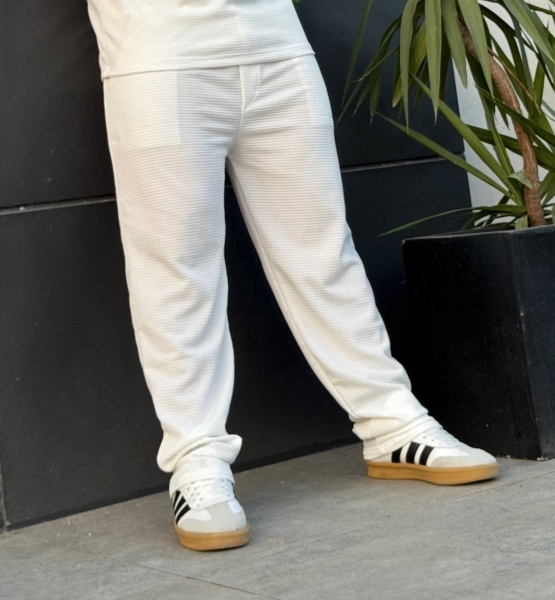 شلوار اسلش ساده مراکشی سفید