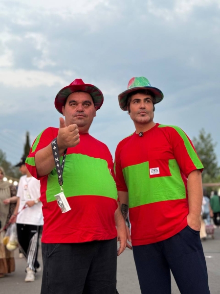 تیشرت آستین کوتاه ZARA قرمز سبز