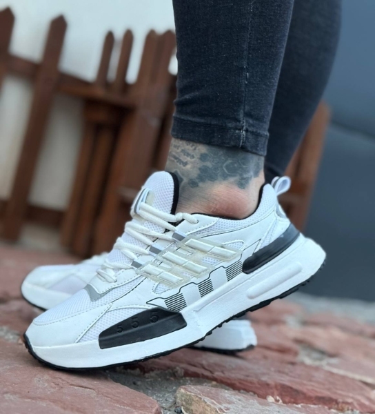 کتونی حراجی ADIDAS 555 سفید