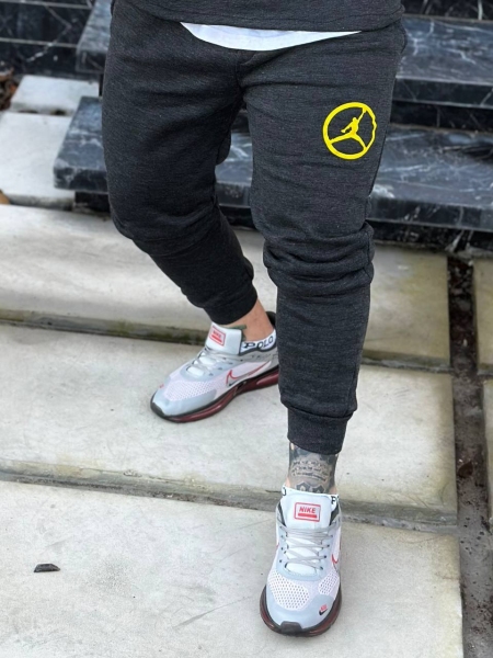 شلوار اسلش حراجی دمپا گت JORDAN طوسی تیره