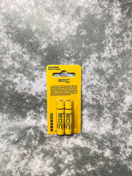 باتری نیم قلمی ای دی سی مدل زینک بسته دو عددی