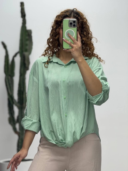 شومیز پایین پیچ خطی پری