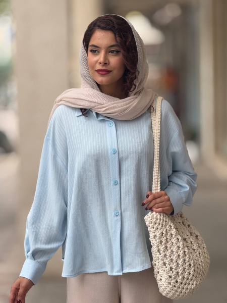 شومیز زیگزاگ پشت پیل