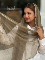 شال حریر نواردار