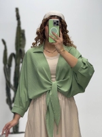 شومیز گره ای پفکی الشن