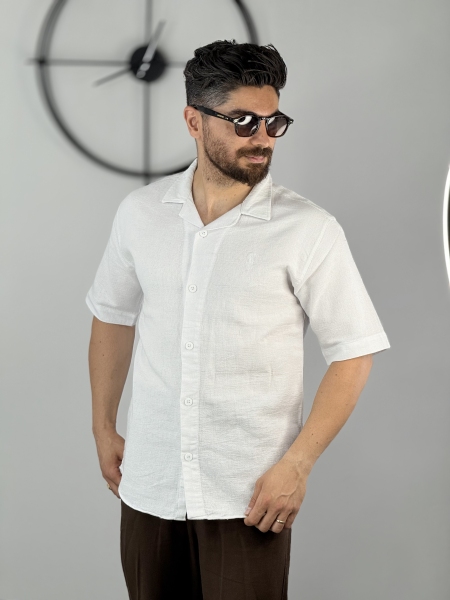 پیراهن کنفی سفید