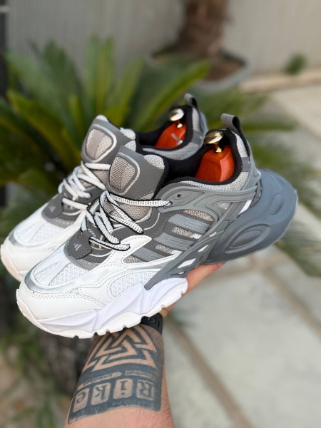 کتونی اسپرت ADIDAS DILKS سفید طوسی