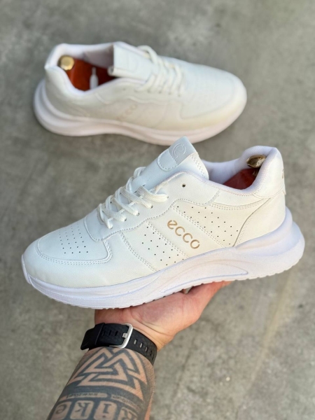 کفش کتونی ecco سفید تمام