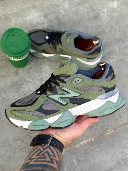 کتونی مردانه نیوبالانس 9060 جدید سبز مشکی