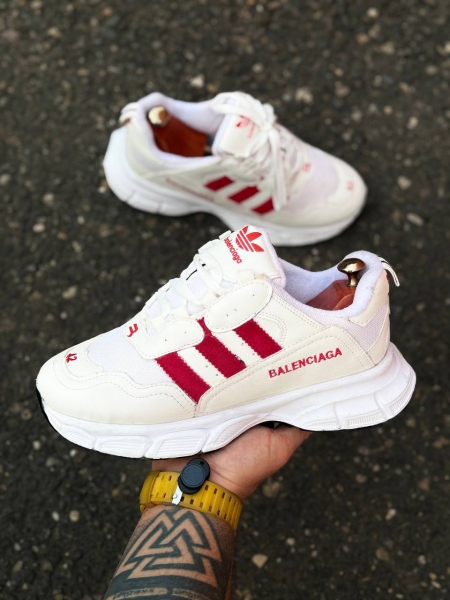 کتونی مردانه بالنسیاگا جدید سفید قرمز