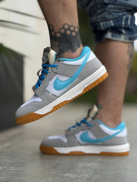 کتونی اسپرت NIKE SB سفید طوسی آبی