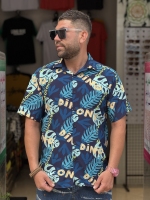 پیراهن بسیار خنک پیراهن پارچه لخت پیراهن طرح هاوایی