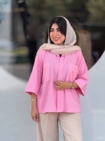 مانتو آستین باکسی پفکی