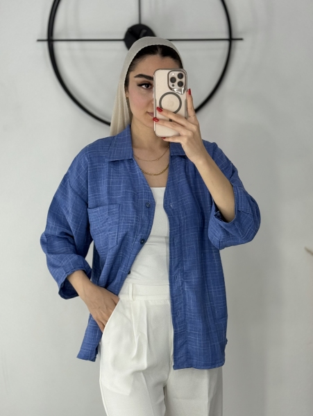 شومیز زنانه ابی کد 50