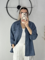 شومیز زنانه طوسی کد 50