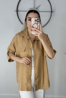 شومیز زنانه نسکافه ای کد 40