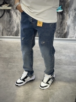 شلوار مام فیت خارجی ( سنگشور شده )