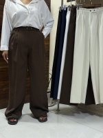 شلوار بگ بغل دکمه