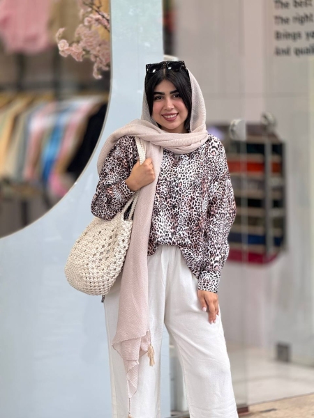 شومیز پلنگی پشت پیله