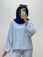 شومیز بیسیک خطی لینن