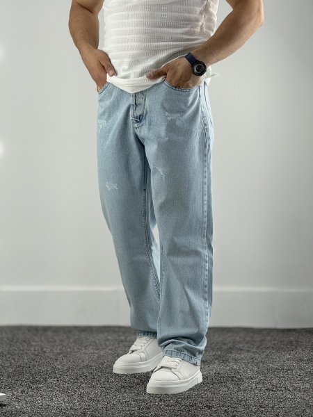 بگ جین آبی یخی کد 501