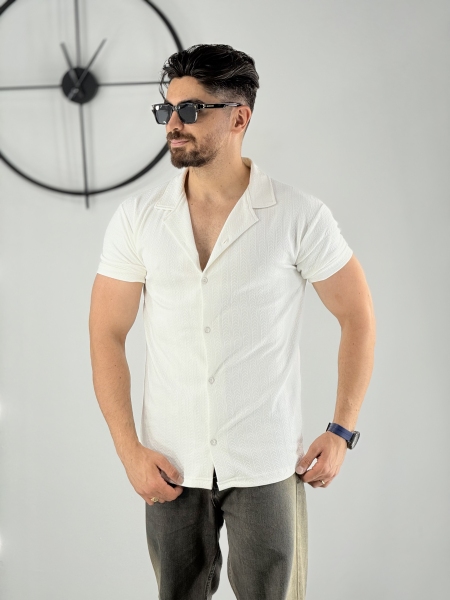 پیراهن مراکشی سفید کد 11