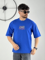 تیشرت طرح tyler آبی