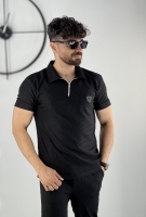 نیم زیپ مراکشی مشکی