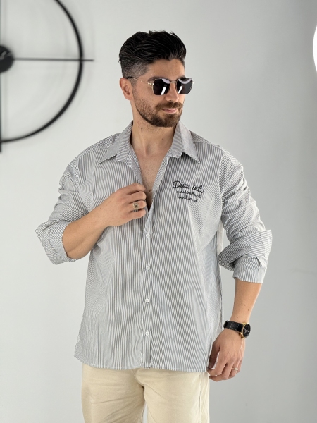 پیراهن دیپلمات طوسی روشن