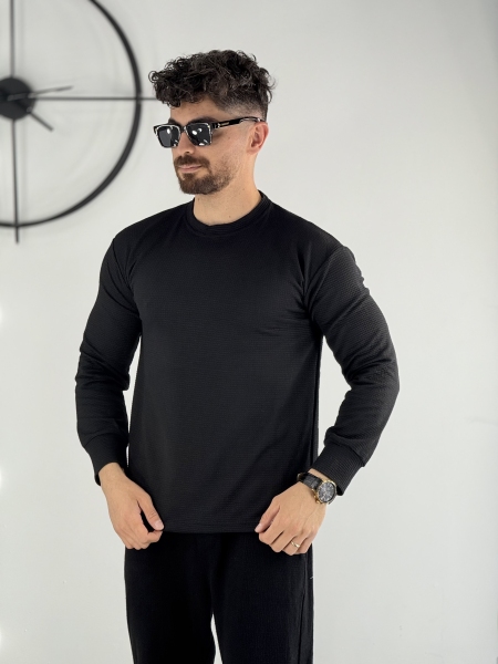 تیشرت استین بلند مشکی