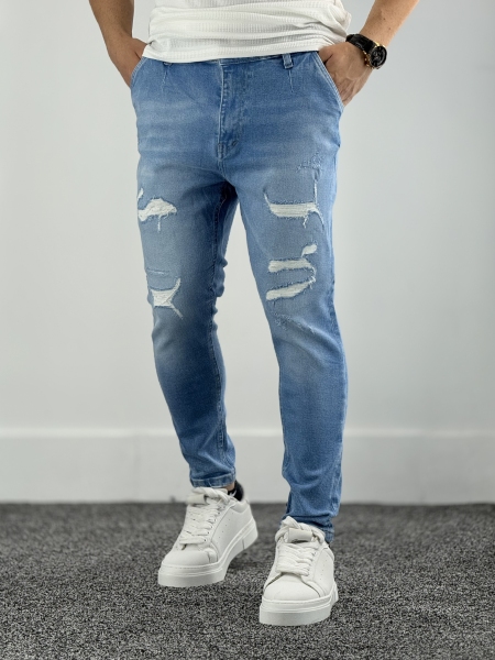 جین فیت آبی آسمانی کد 2364/1