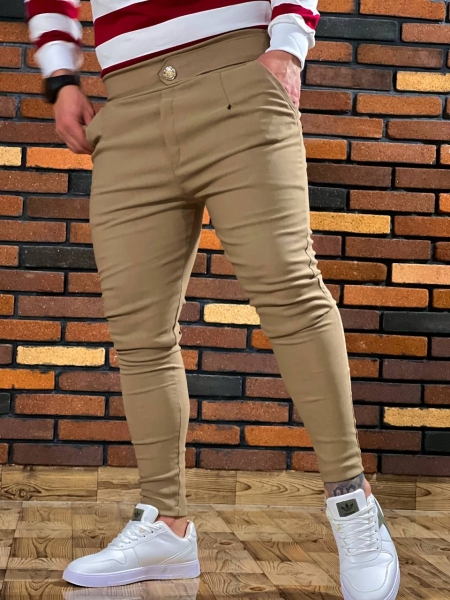 شلوار فاستونی نسکافه ای