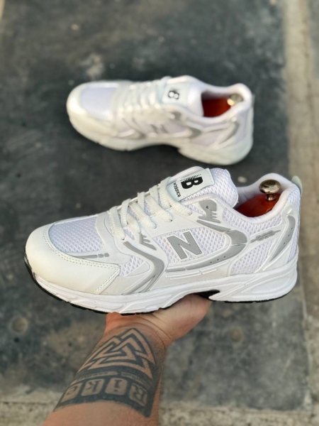 کتونی مردانه نیوبالانس 630 سفید طوسی