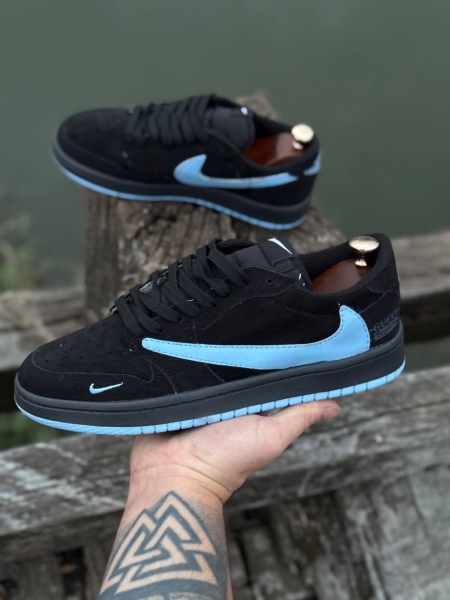 کتونی اسپرت نایک ترویس Gucci مشکی آبی