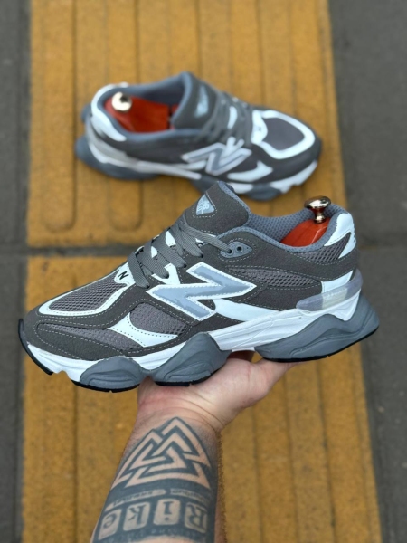 کتونی مردانه نیوبالانس 9060 جدید طوسی سفید