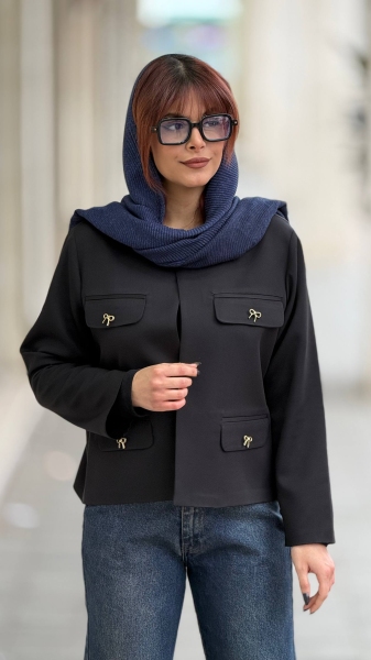 کت زارا دکمه پاپیونی مازراتی