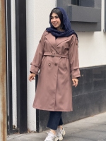 بارانی بلند سانتانا سرشانه پاگن