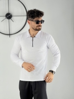 نیم زیپ مراکشی سفید