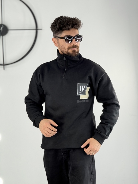 دورس نیم زیپ مشکی