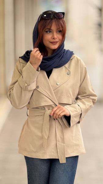 بارانی پرچی4دکمه