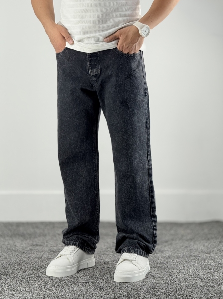 نیم بگ جین ذغالی کد 752